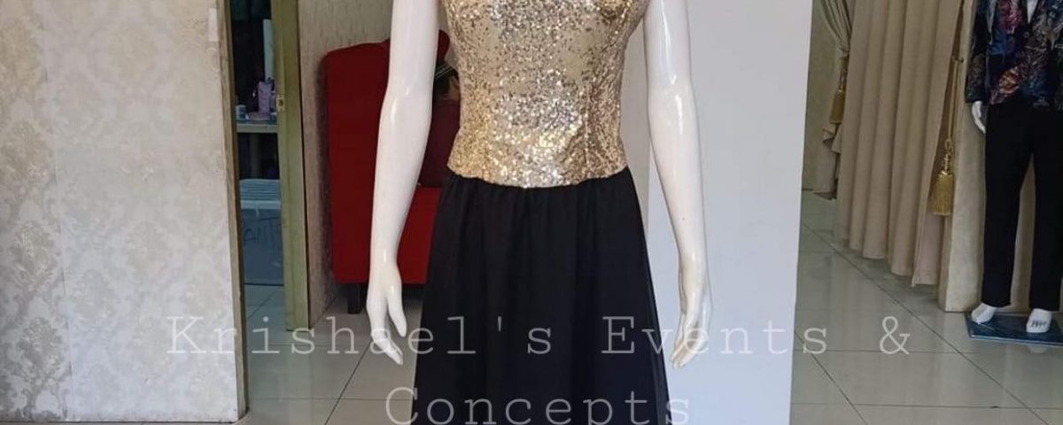 Black / Gold Dresses