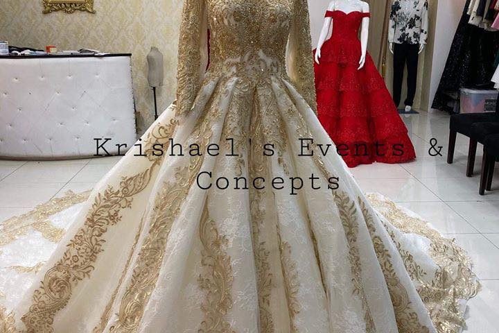Muslim Wedding Gown available for first user. Inquire noq