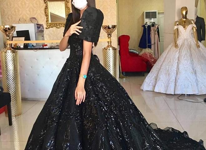 Krishael’s Bridal Queen 2019 Ybonne Ortega in black Ivy Aguas Filipiniana Ball G...