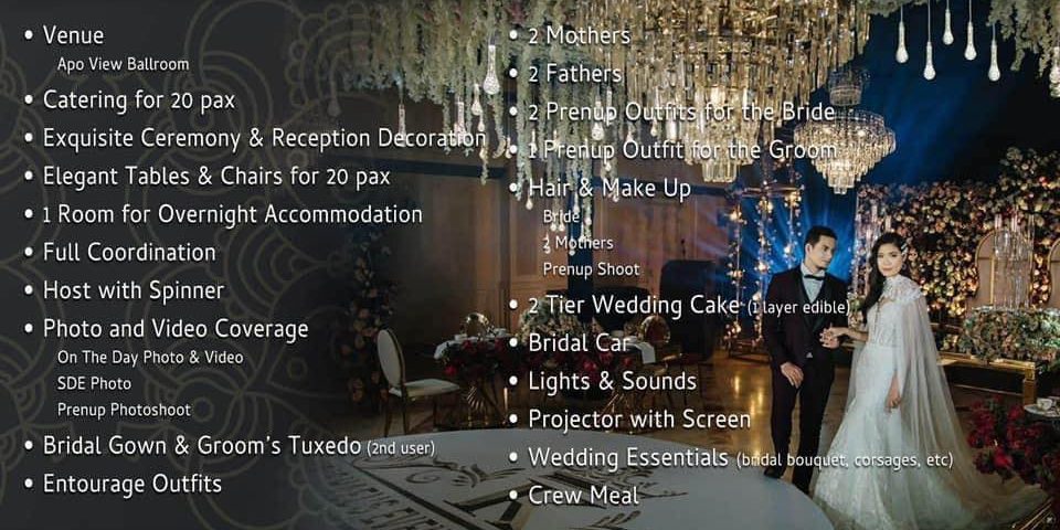 Krishael’s Events and Concepts offers All-In Wedding Packages but has always bee...
