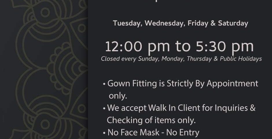 Our New Shop Schedule