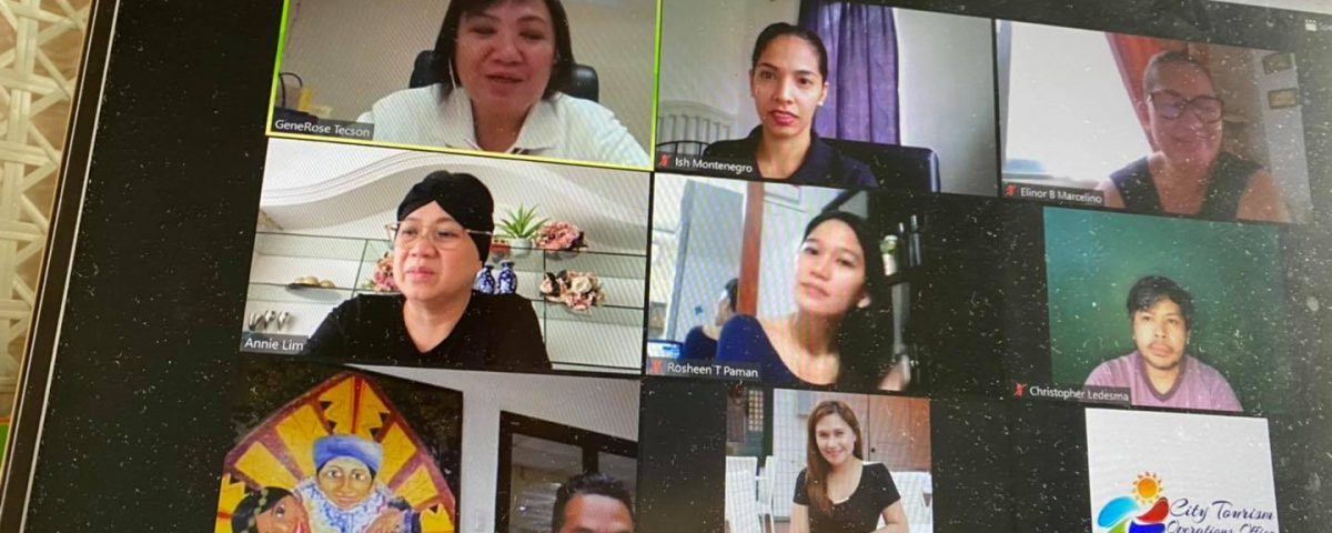 Zoom meeting with Davao City Tourism Operations Office Head Ma’am GeneRose Tecso...