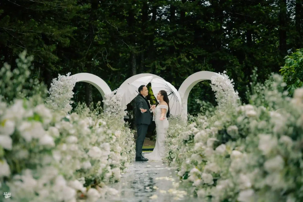 Metro Manila wedding organizer despite the rain